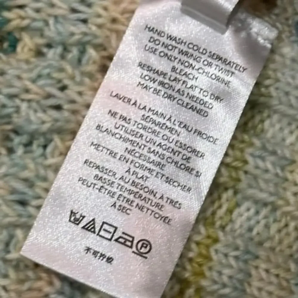 Anthropologie Space-Dyed‎ Multicolored Longline Cardigan Size XS X-Small - Picture 16 of 16